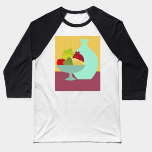 Autumn Fruit Bowl Still Life Baseball T-Shirt